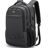 17 Inch Laptop Backpack For Travel Water Resistant College Backpack For Men/Women Laptop Bag With Usb Charging Port,Black