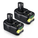 Replacement For Ryobi 18V Battery 7.0Ah Lithium Ion 18 Volt Batteries Replacement For Ryobi 18V Cordless Tools P108 P107 P105 P104 P103 2Pack