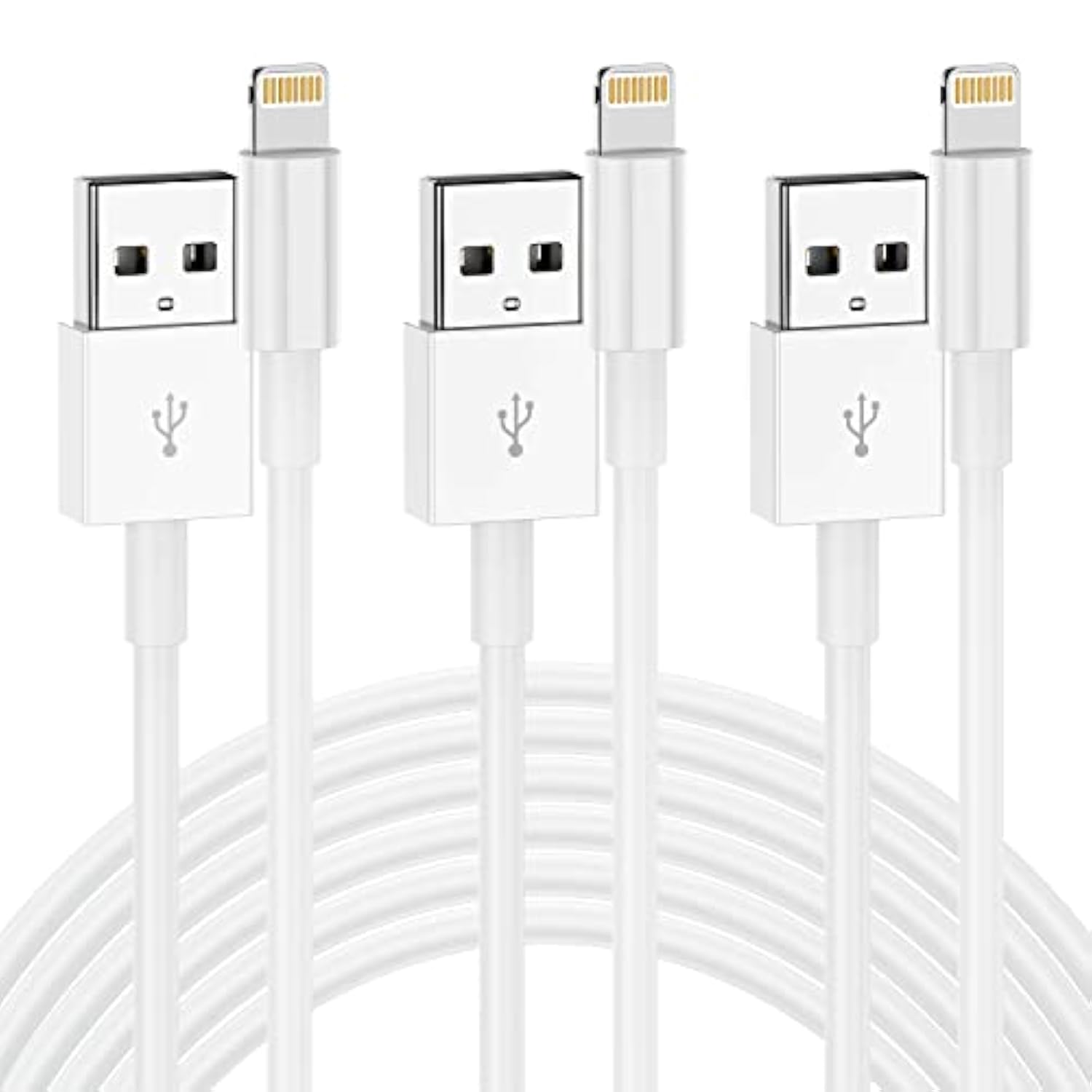Iphone Charger Cable 10 Ft,[Apple Mfi Certified] 3Pack Extra Long Usb To Lightning Cable 10 Feet,Apple Charging Power Cord 10 Foot For Iphone 14 13 12 11 Pro Max Mini Xr X 9 8 7Plus 6S Ipad