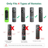 (3Pack) Protective Remote Cover, Streaming Stick Tv 4K Cover,Remote Case For Tv Stick (3Rd Gen) [2021 Release],Light Weight Shockproof Remote Case(Glow Green & Blue,Rose Red Not Glow)