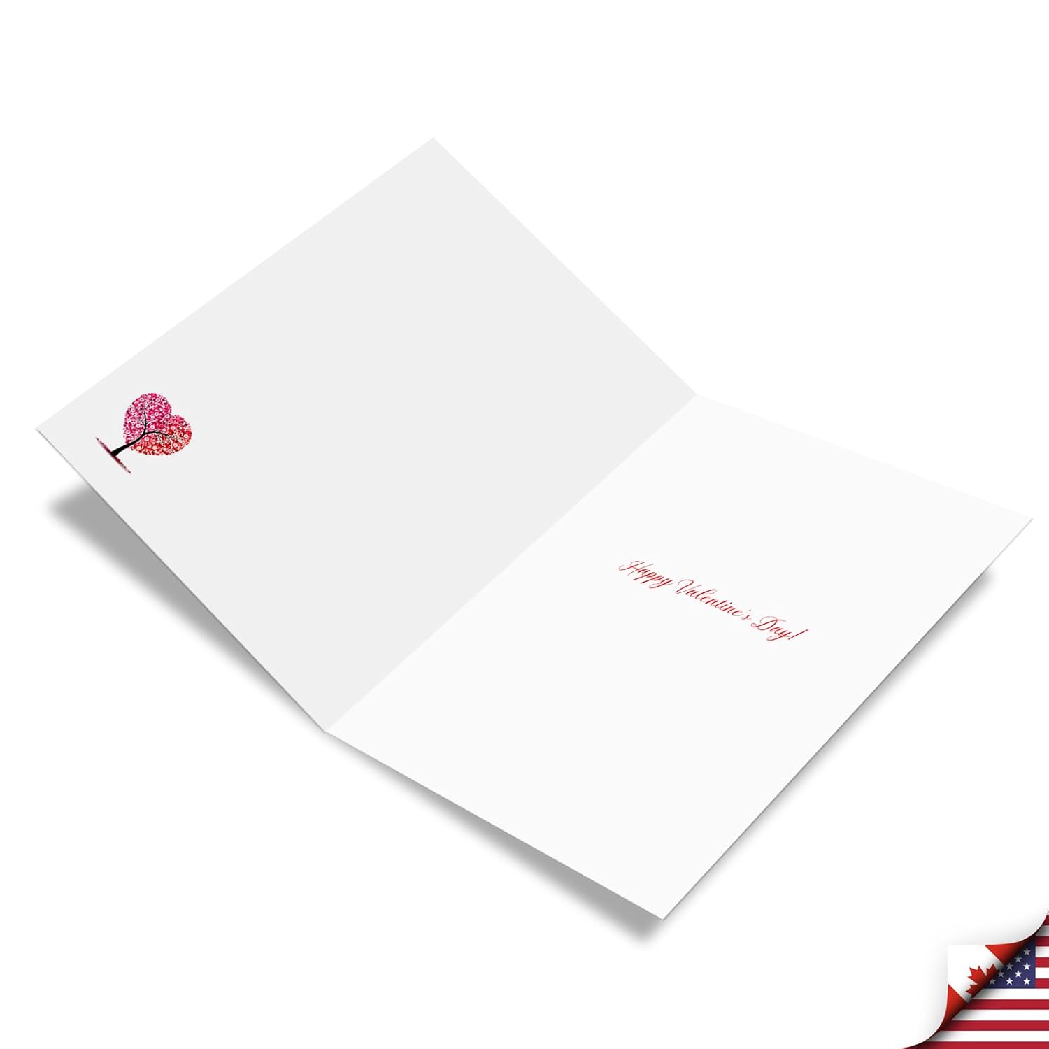 , Jumbo Valentine'S Day Card (8.5 X 11 Inch) - Vday Greeting Card For Valentines - Love Trees J3185Avdg