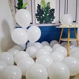 300 Pack 12" White Latex Balloons Bulk for Party Decorations & Supplies