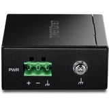 Hardened Industrial 100Base-Fx Multi-Mode Sc Fiber Converter, (2Km, 1.2 Miles), Ip40 Rated Housing, Ti-F10Sc,Black, Protection