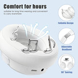 Bluetooth Headphones Over Ear, 65H Playtime And 6 Eq Music Modes Wireless Headphones With Mic, Hifi Stereo Foldable Lightweight Headset, Deep Bass For Home Office Cellphone Pc Etc.(White)