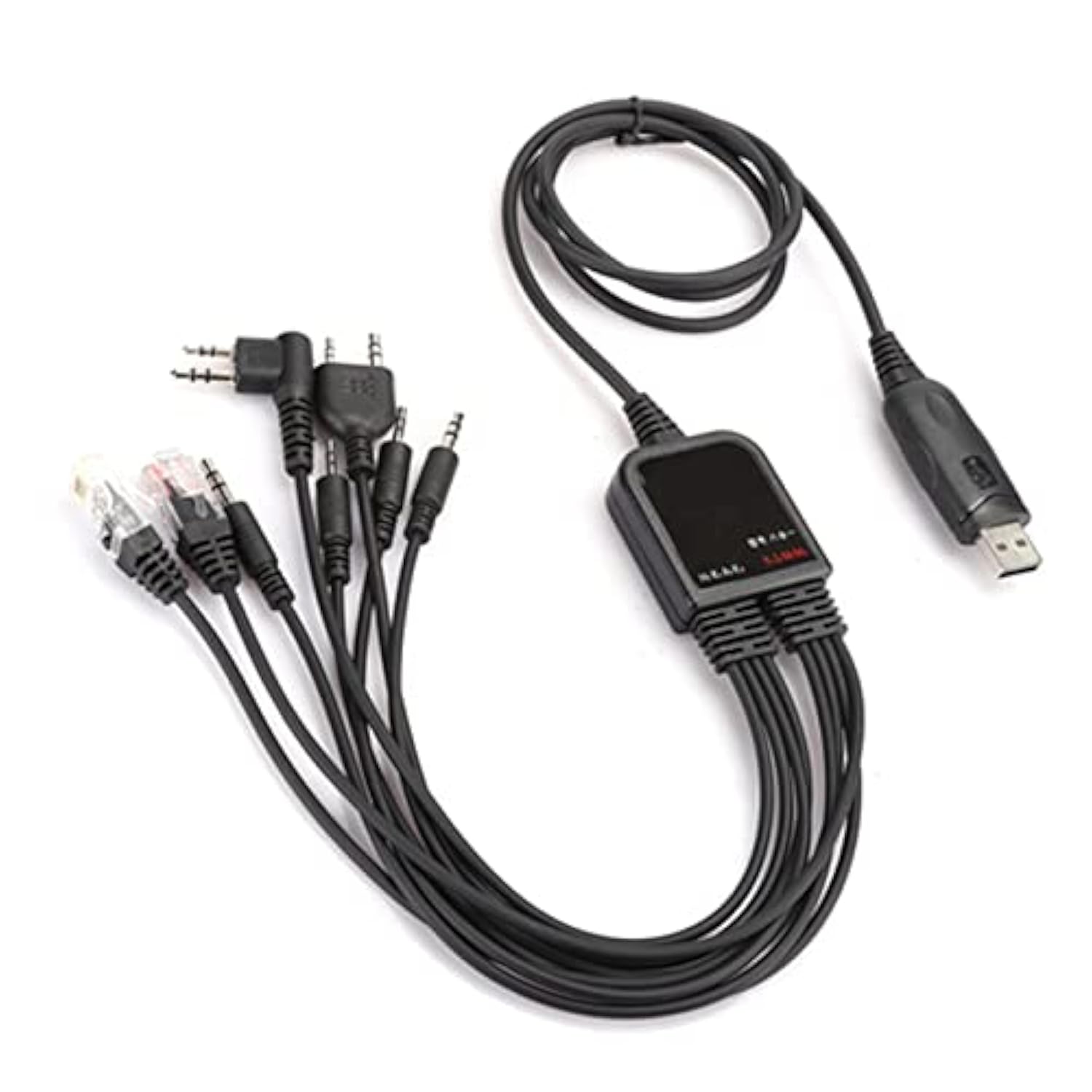 8 In 1 Usb Programming Cable For Kenwood/Quanshengcn/Tyt/Motorola Radio