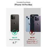 Neon Case Compatible With Iphone 14 Pro Max, Dual Layer Rugged Slim Shockproof Drop Protection, Military Green