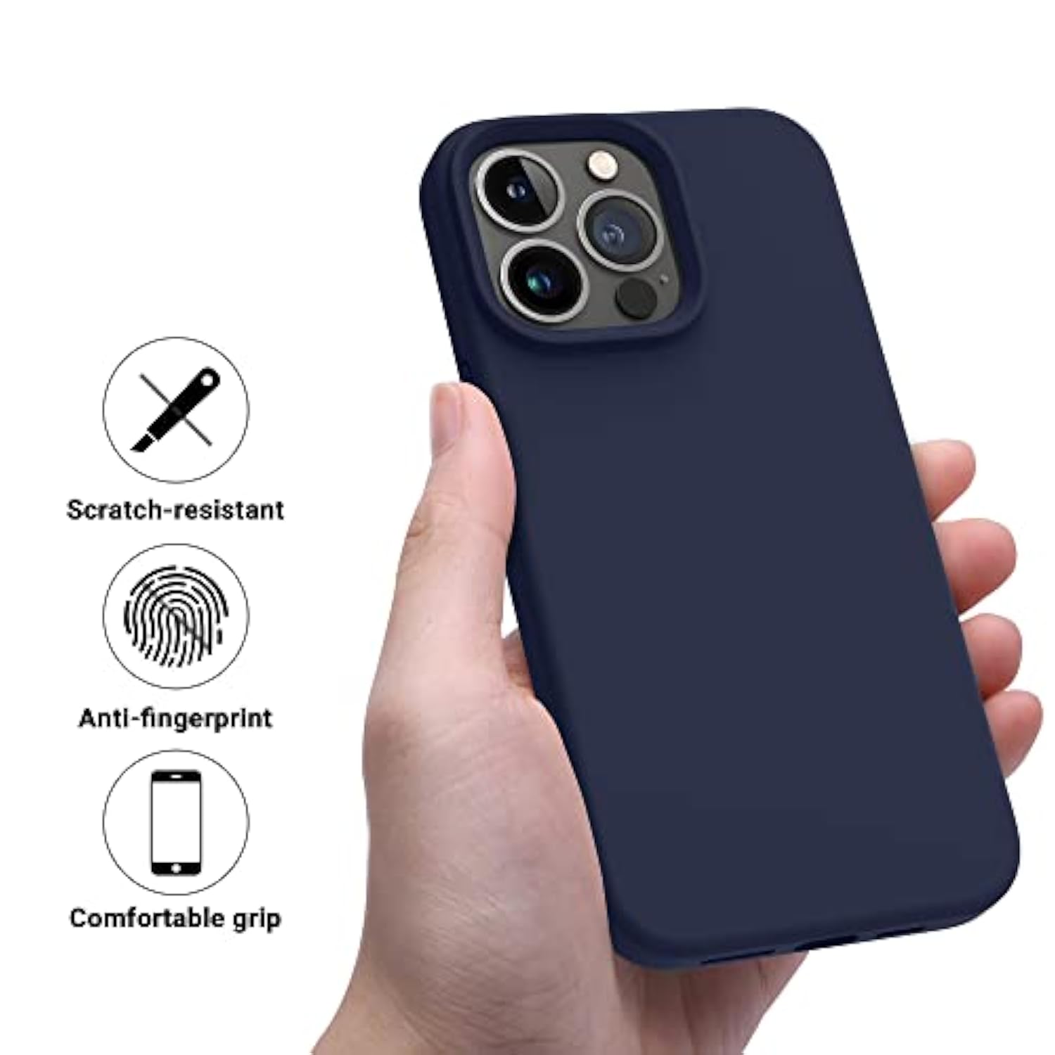 Silicone Shockproof Slim Thin iPhone 14 Pro Case