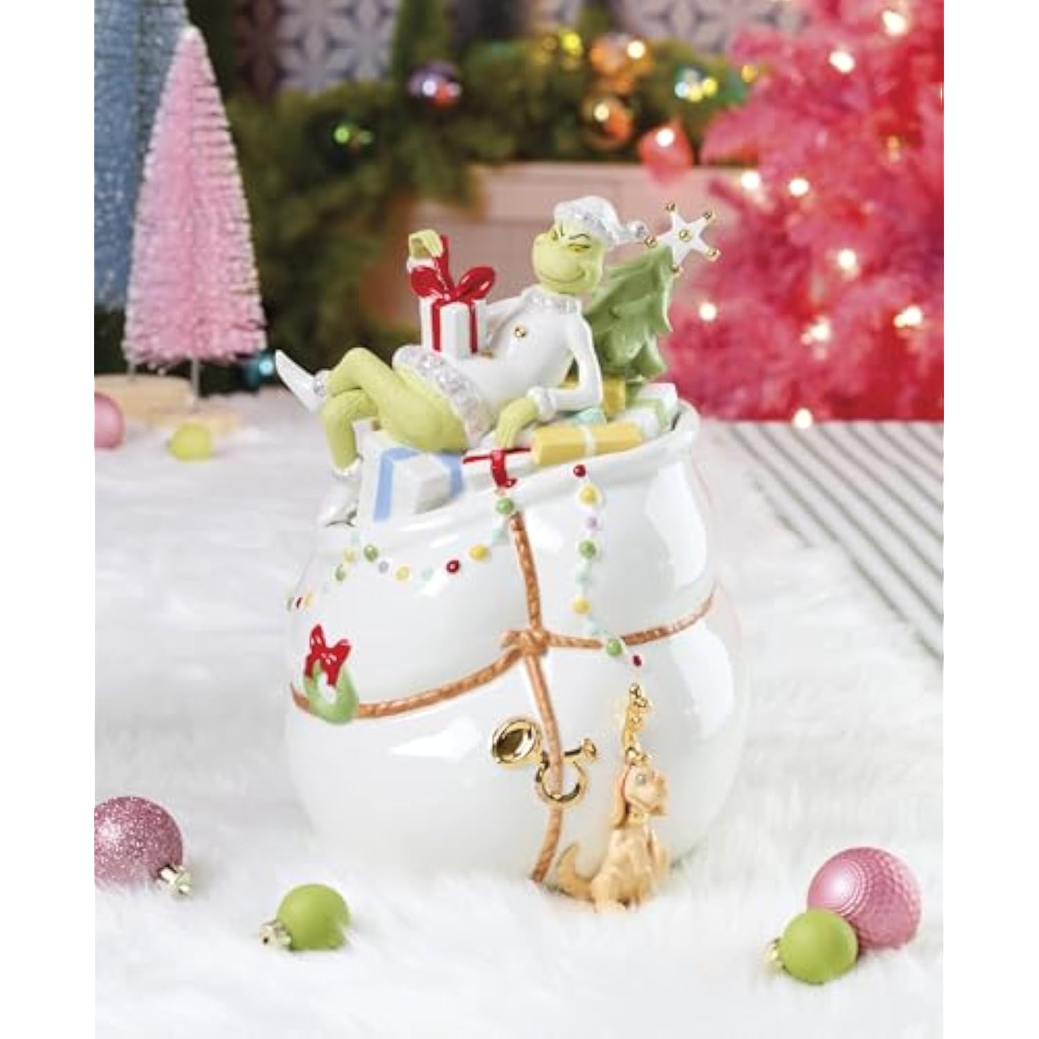 894169 Merry Grinchmas Cookie Jar, Christmas & Holiday Hosting