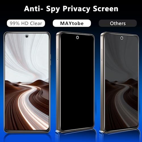 [2-Pack Privacy Screen Protector Designed for Motorola Moto G Power 2026 Tempered Glass, Anti Spy, No Bubbles, Anti Scratch, Easy to Install