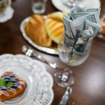 48-Count Disposable Dinner Paper Party Napkins, $100 Dollar Bill Money