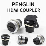 2Pcs Hdmi Panel Mount Coupler, Hdmi Panel Mount Pass Through Connector, Female