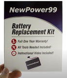 Newpower99 Battery Kit For Logitech Mx Keys Advanced Wireless Illuminated Keyboard With Tools, How-To Video And Long Life Battery
