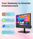 14 Inch Small Smart Tv, Hd Led Flat Screen Smart Tv With Atsc Tuner/Hdmi/Usb/Av For Kitchen, Rv, Camper, Bedroom Or Travel Use