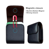 For Galaxy Z Flip 7/6/5/4/3 Belt Phone Holster, 360 Rotating Leather Phone Pouch Case, Belt Clip Phone Holder For Motorola Razr Plus, Razr 40/50/60 Ultra, Razr 5G 2023