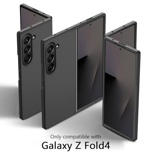 For Samsung Z Fold 7 Privacy Case,Galaxy Fold 7 Full Body Cover Built-In Anti Peeping Screen Protector,Hard Pc Ultra-Thin Shockproof Protective Phone Cases For Samsung Galaxy Z Fold7,Black