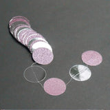 Pink Silver Glitter Dot Garland Party Decorations Circle Streamers For Birthdays Baby Showers Bridal Showers Gender Reveals Baby Gender Reveal Christmas New Year'S Eve Graduation
