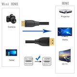Mini Hdmi To Hdmi Cable 3Ft, High Speed Mini Hdmi To Hdmi Cable 4K×2K Compatib