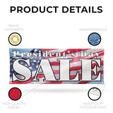 Presidents Day Sale Banner Sign 18 Inch x 48 Inch | 13 oz Vinyl with Metal Grommets | Heavy-Duty Single-Sided Outdoor Durable Printed High-Quality Weatherproof | Made in the USA