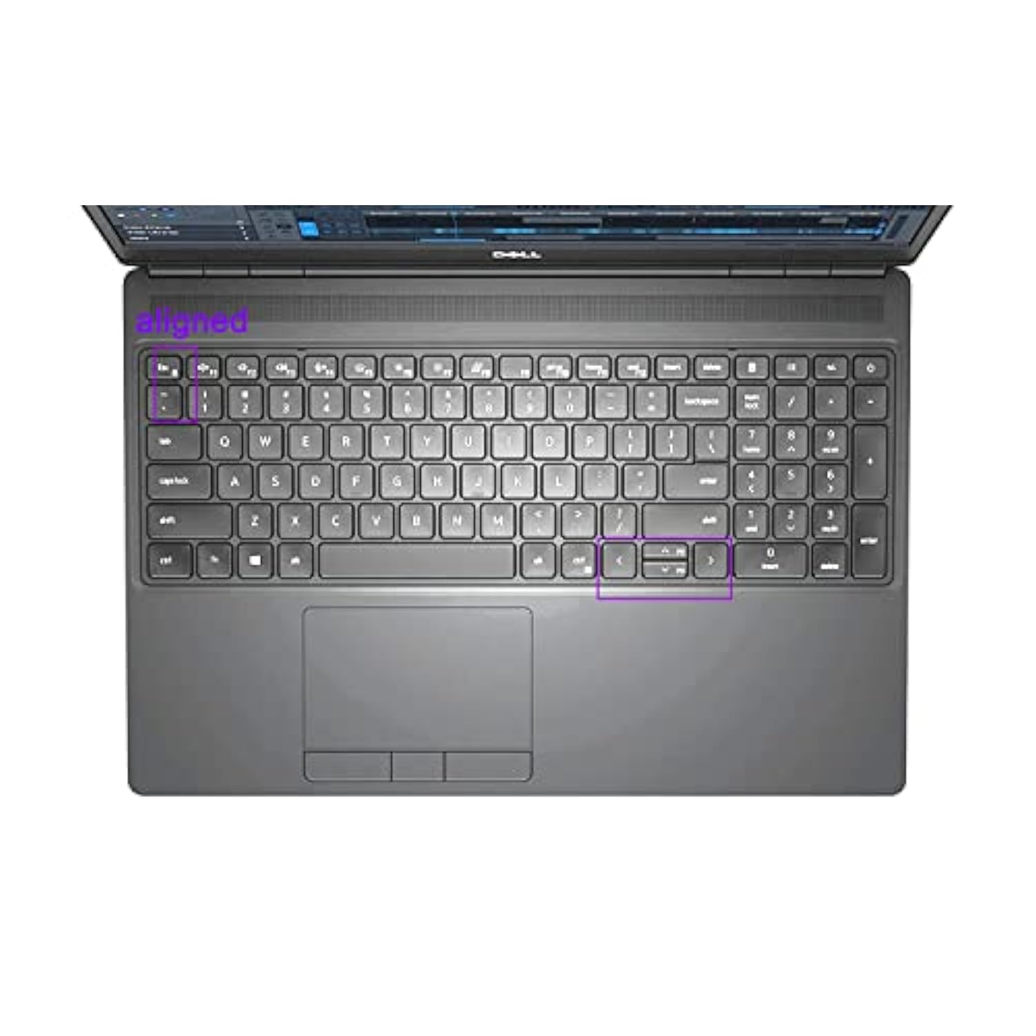 Ultra Thin Silicone Keyboard Cover Skin Compatible For 2021 2022 Dell Precisio