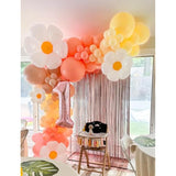 Boho Daisy Balloon Arch Kit: Groovy Party Decor