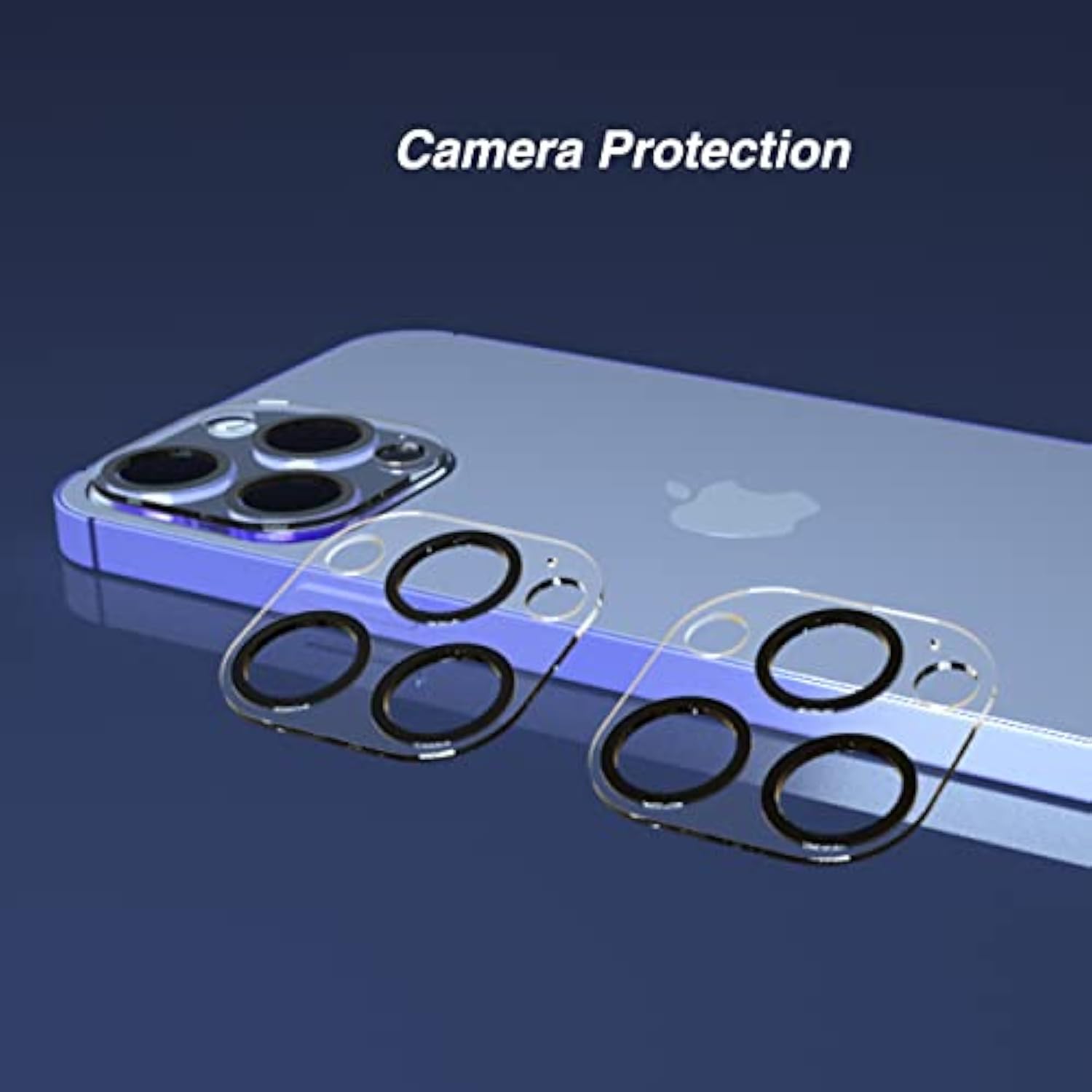 3-Pack iPhone 16/14 Pro Camera Lens Tempered Glass Protector 6.1-6.9 Inch