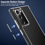 For Samsung Galaxy Note 20 Ultra Case, Crystal Clear Designed Hard Pc Back Soft Tpu Frame Shockproof Protective Slim Fit Durable Transparent Phone Cover For Galaxy Note 20 Ultra 5G
