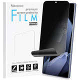 For Oneplus 13 Privacy Screen Protector, Anti-Spy Flexible Hydrogel Film, Fingerprint Unlock & Sensitive Touch, Durable Anti-Scratch Shock-Resistant Full Coverage [Not Tempered Glass]