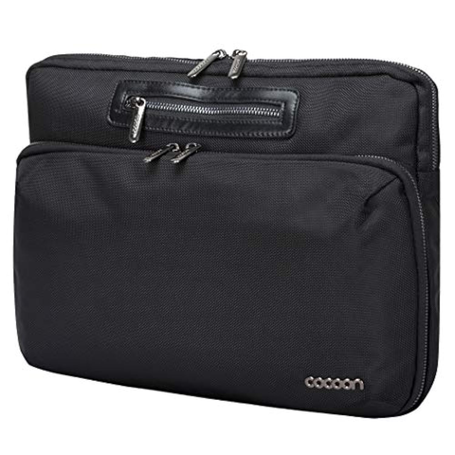 Cocoon MCS2305BK Buena Vista 13" Laptop Sleeve with Built-in Grid-IT! Accessory Organizer (Black)