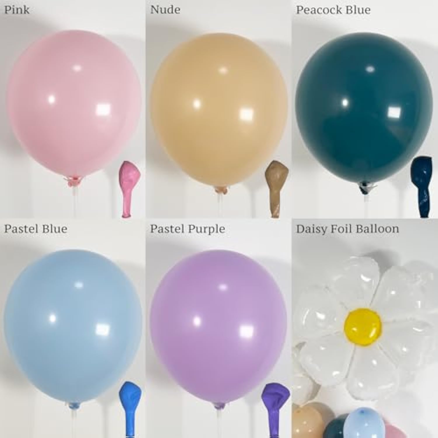 166Pcs Pink Blue Balloon Garland Arch Kit With Pastel Purple, Nude, Daisy Flower Balloons, Perfect For Girls' Birthday Decorations, Puppy-Themed Party Supplies, Dog Party