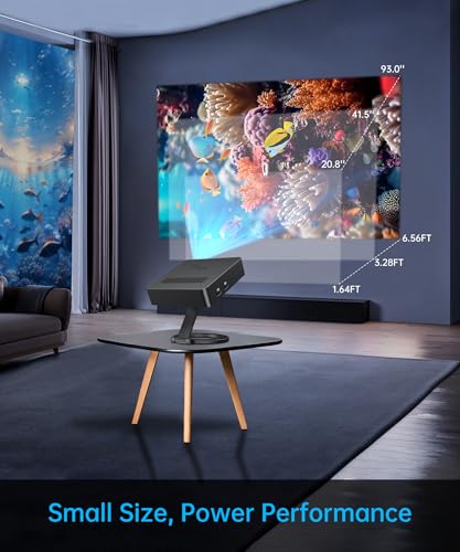 Mars Mini Projector, Upgraded Full Hd 720P Portable Small Movie Dlp Projector, Lightweight Movie Projector Compatible With Smartphone/Laptop(No Wifi/Bluetooth Function)