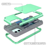 11 Wallet Case For Women, Men- Defender Credit Card Holder Cover With Hidden Mirror Three Layer Shockproof Heavy Duty Protection All-Round Armor Protective Case For 11 Mint