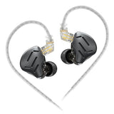KZ Zax in Ear Headphones 7BA+1DD Hybrid 16 Drivers HiFi Noise Cancelling in Ear Monitor, Zin Alloy Shell Metal Wired Earphone with 3.5mm Jack