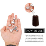 Sew On Rhinestones 100 Pcs Mixed Shapes Glass Rhinestones Sew On Crystal Gems Mental Flatback With Silver Claw For Jewelry Crafts Clothes Shoes Costume Garment White
