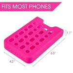 Phone Holder For Bogg Bags - Silicone Case, Insert Accessory Charm - Pink