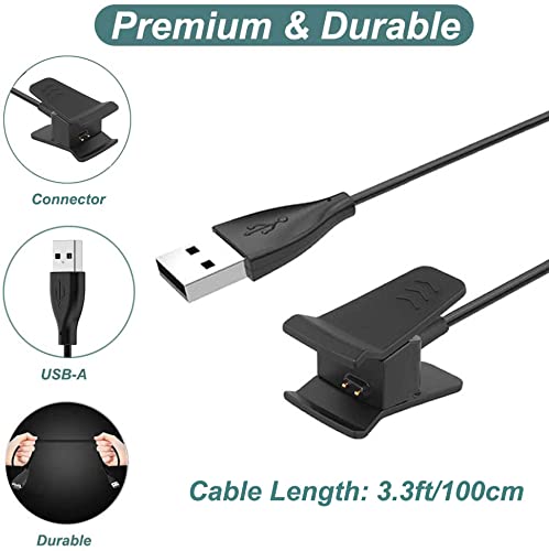 Charger for Fitbit Alta (Not for Fitbit Alta HR), Repalcement Charging Cable Cord for Fitness Activity Tracker (1m/3.3ft)