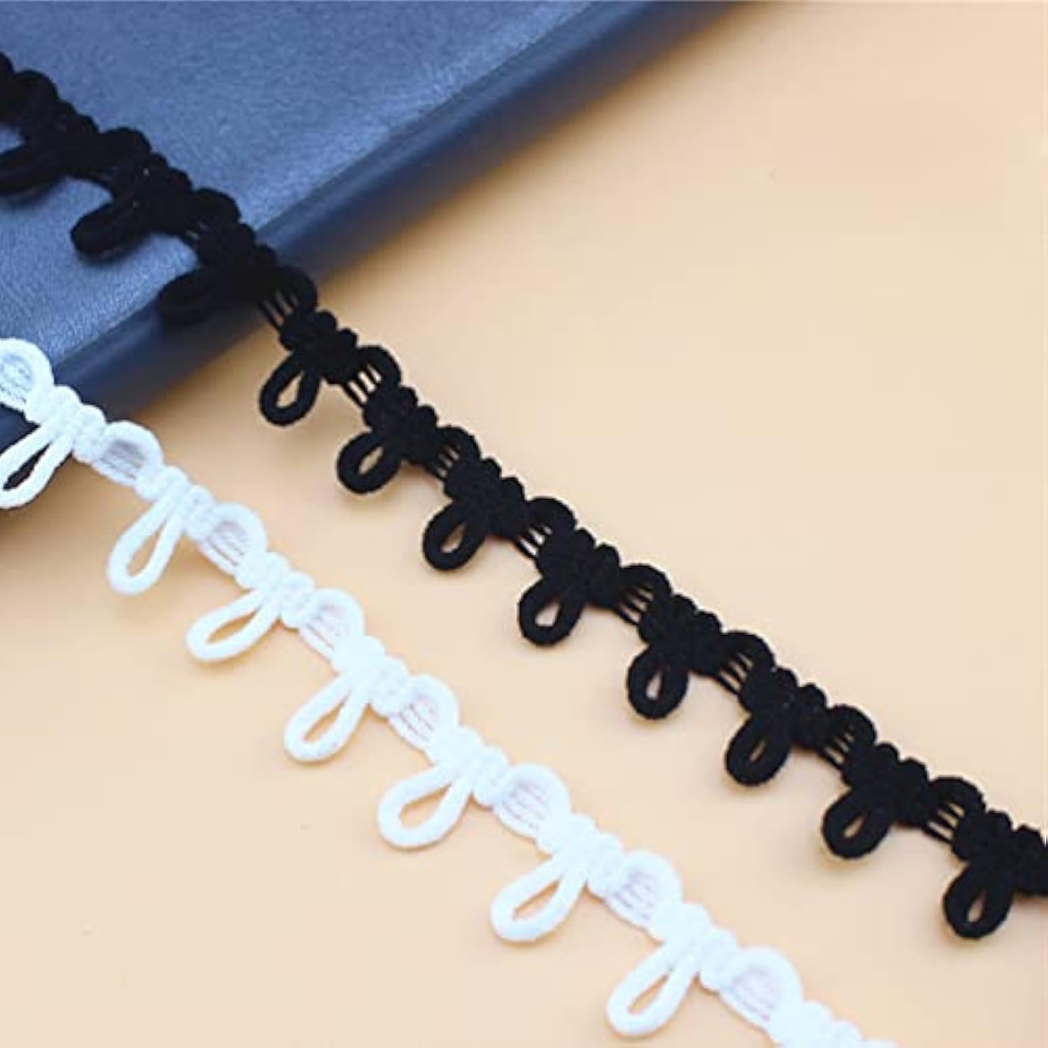 25 Yd Button Looping Braid Trim Elastic Button Loop For Sewing Craft P