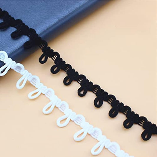 25 Yd Button Looping Braid Trim Elastic Button Loop For Sewing Craft P