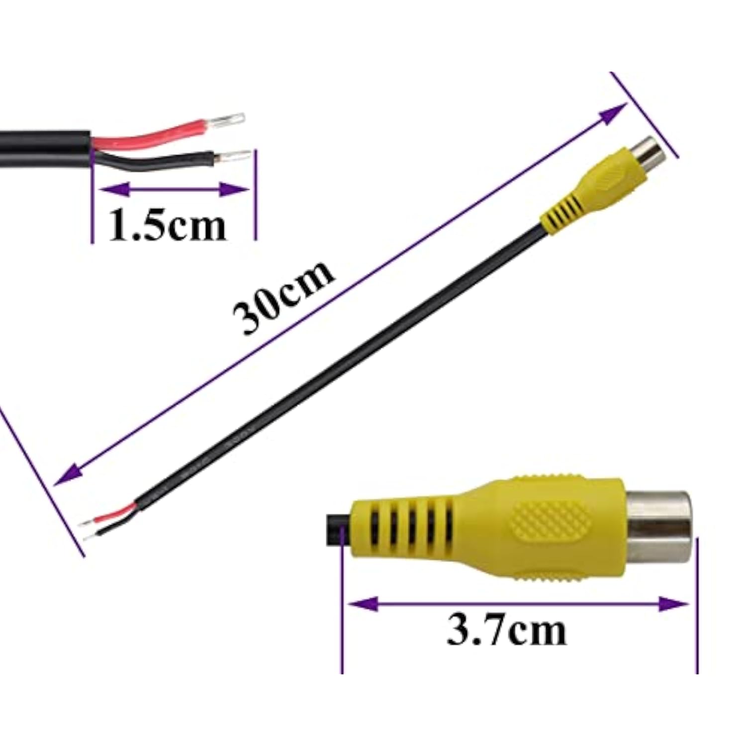 Rca Female To Speaker Cable,Rca Female To Bare Audio Cable Rca Female Plug Jac