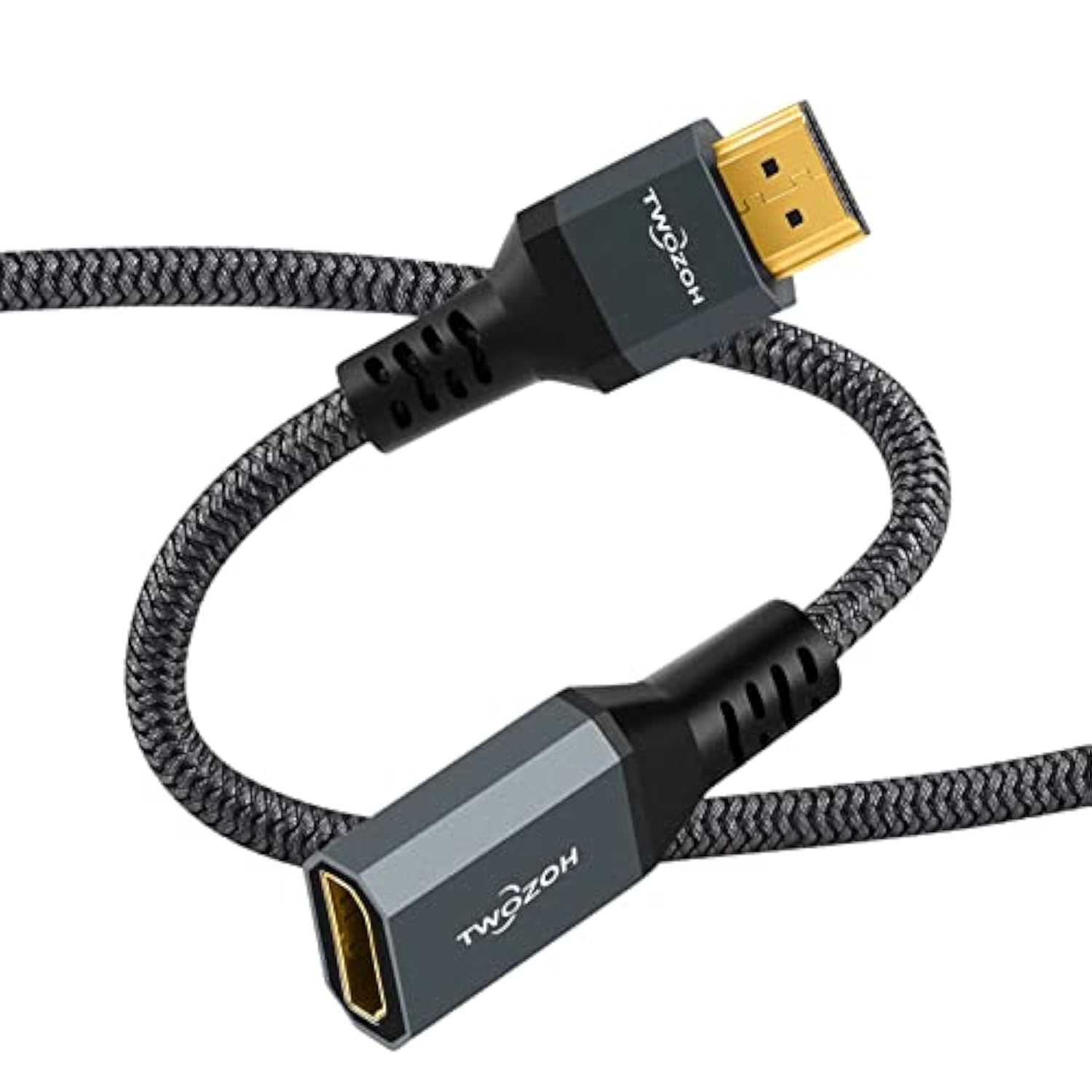 8K Hdmi Extension Cable, Hdmi 2.1 Male To Female Cable, Nylon Braided Hdmi Ext