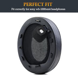 Wh-1000Xm4 Ear Pads Cooling Gel Xm4 Replacement Ear Pads Upgrade Wh1000Xm4 Earpads Cushions Compatible With Sony Wh-1000Xm4 Wireless Noise Canceling Overhead Headphones (Black)