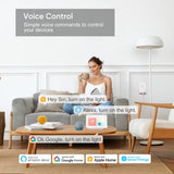 Matter Over Thread Smart Plug, Smart Mini Outlet, Works With Apple Home, Alexa & Google Home, 15A/1800W 2 Pack