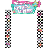 3-Pcs 1950s Retro Diner & Rock ’n’ Roll Party Banner Set