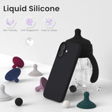 Slim Liquid Silicone Case for iPhone 17, Black