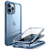 i-Blason Premium Phone Case for iPhone 13 Pro Max with Screen Protector, 6.7 Inch Azure