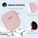 Protective Case For Bose Quietcomfort Earbuds Ii 2022/ Quietcomfort Ultra 2023 With Cute Cherry Charm Keychain,Soft Silicone Protective Case For Bose Qc Ii 2 Earbuds Charging Case Pink