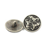 12 Pieces Celtic Horses Metal Shank Buttons. 18Mm (11/16) (Antique Sil