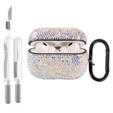 Bling Diamond Protective Case for Apple AirPod Pro 2nd/1st Generation Case for Women Men, Includes AirPods Pro Case Cover with Cleaner Kit, Compatible with AB for Pro