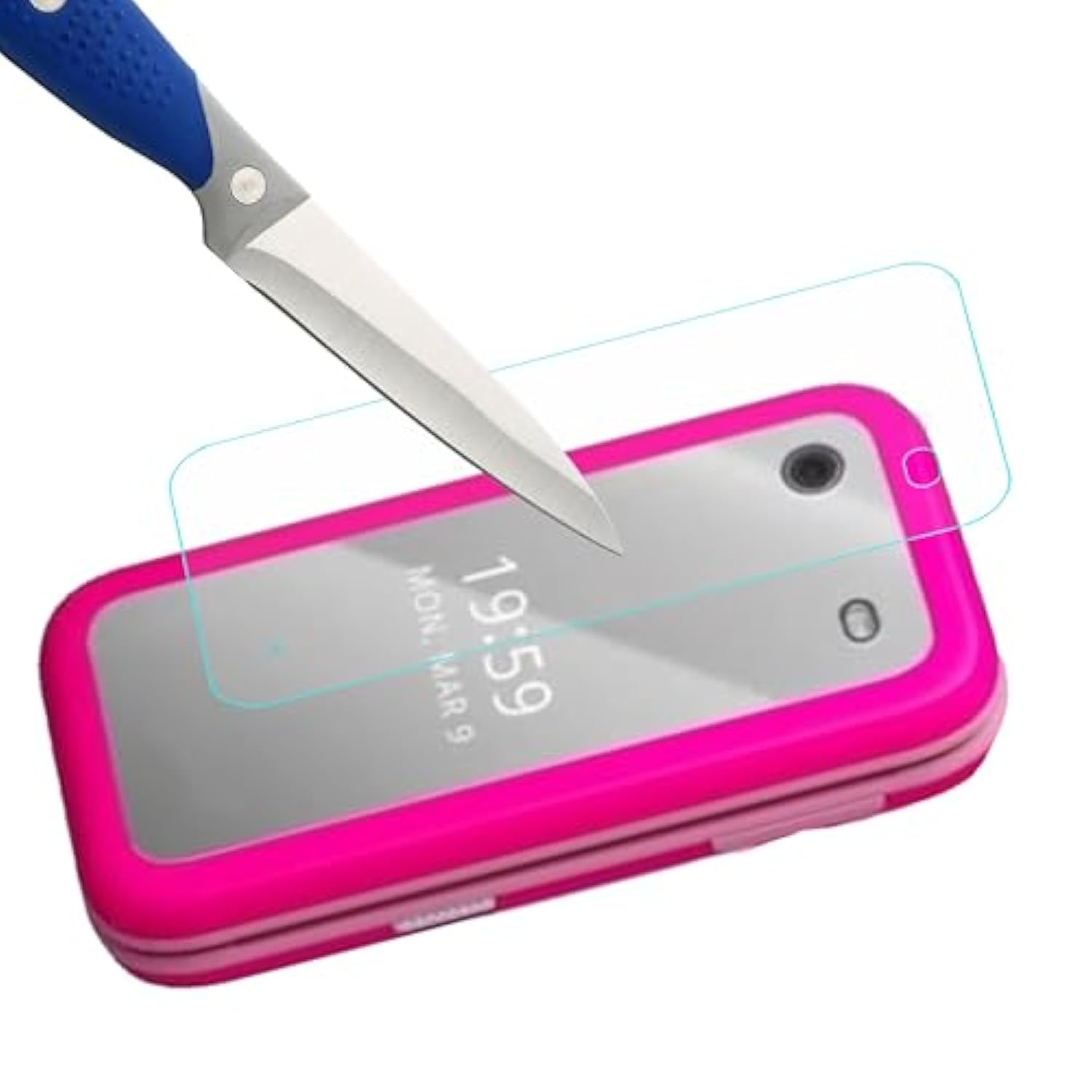 Screen Protector Compatible With Hmd Barbie [Shorter Fit For Case Version] [Front Screen Only] [Tempered Glass] [3-Pack] [Japan Glass With 9H Hardness]