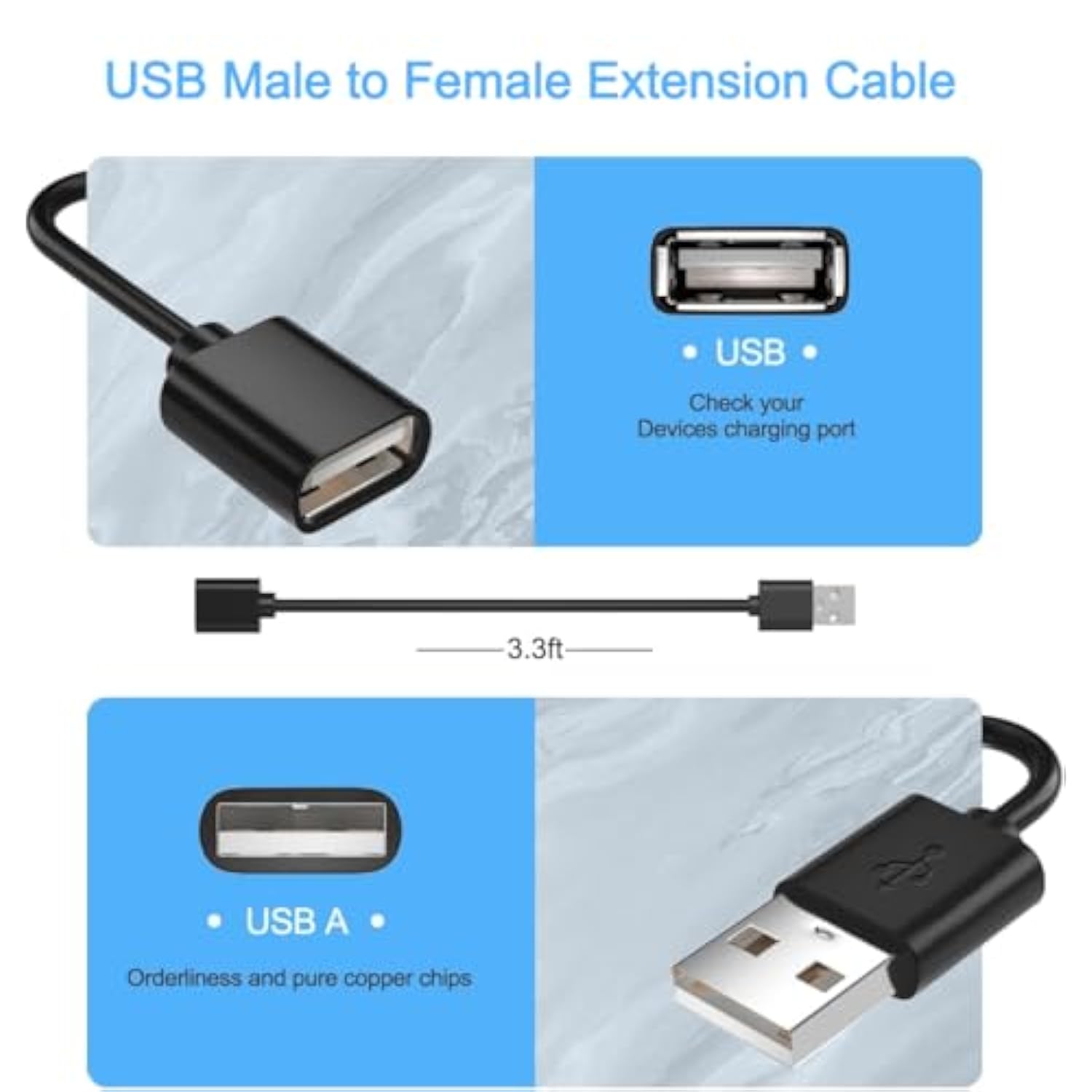 Usb Wall Charger Adapter Charging Cable For Jlab Go Ai Pop/Sport, Epic Air Sport Anc, Charging Cord For Jbuds Air/Sport/Executive/Pro/Play Gaming/Anc Wireless Bluetooth Earbuds Case Adapter