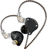 KZ ZS10 Pro Wired Earbuds in Ear Monitor Headphone KZ IEMs for Gaming in-Ear Earphone 4BA+1DD Drivers Metal Earphones with Stainless Steel Faceplate,